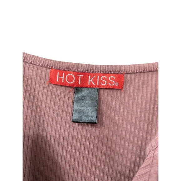 Hot Kiss Workout Romper Women’s Size Medium Mauve - Picture 2 of 3